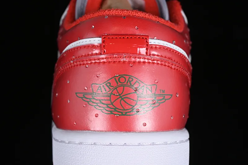 All categories Air Jordan Jordan series basketball shoes Air Jordan 1 Low Air Jordan 1 Low AJ1 Joe 1 white and red low-top cultural and casual sneakers FQ1935-018